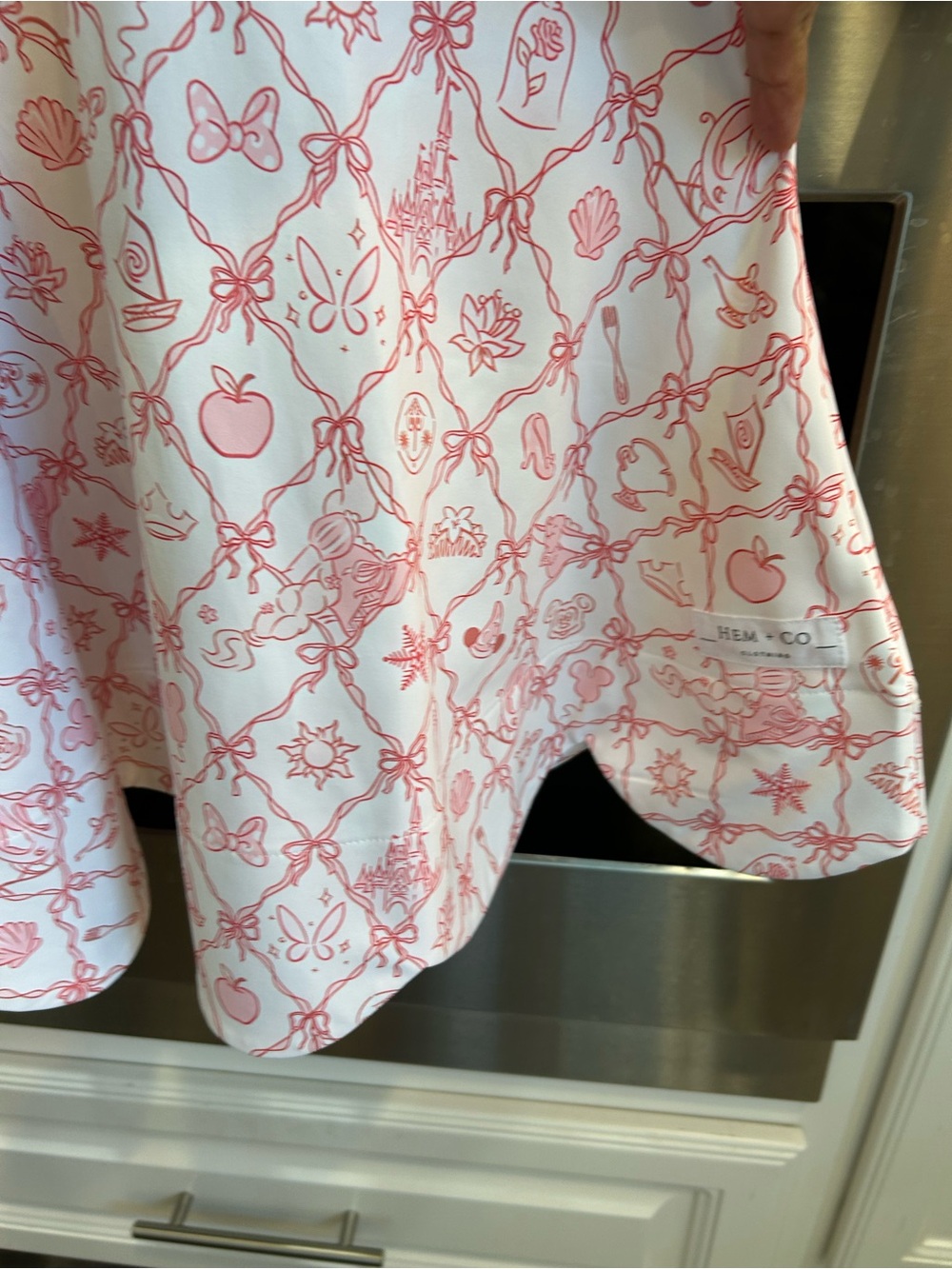 Hem & Co Disney Mini Dress with matching bike shorts size M EUC - Picture 5 of 10